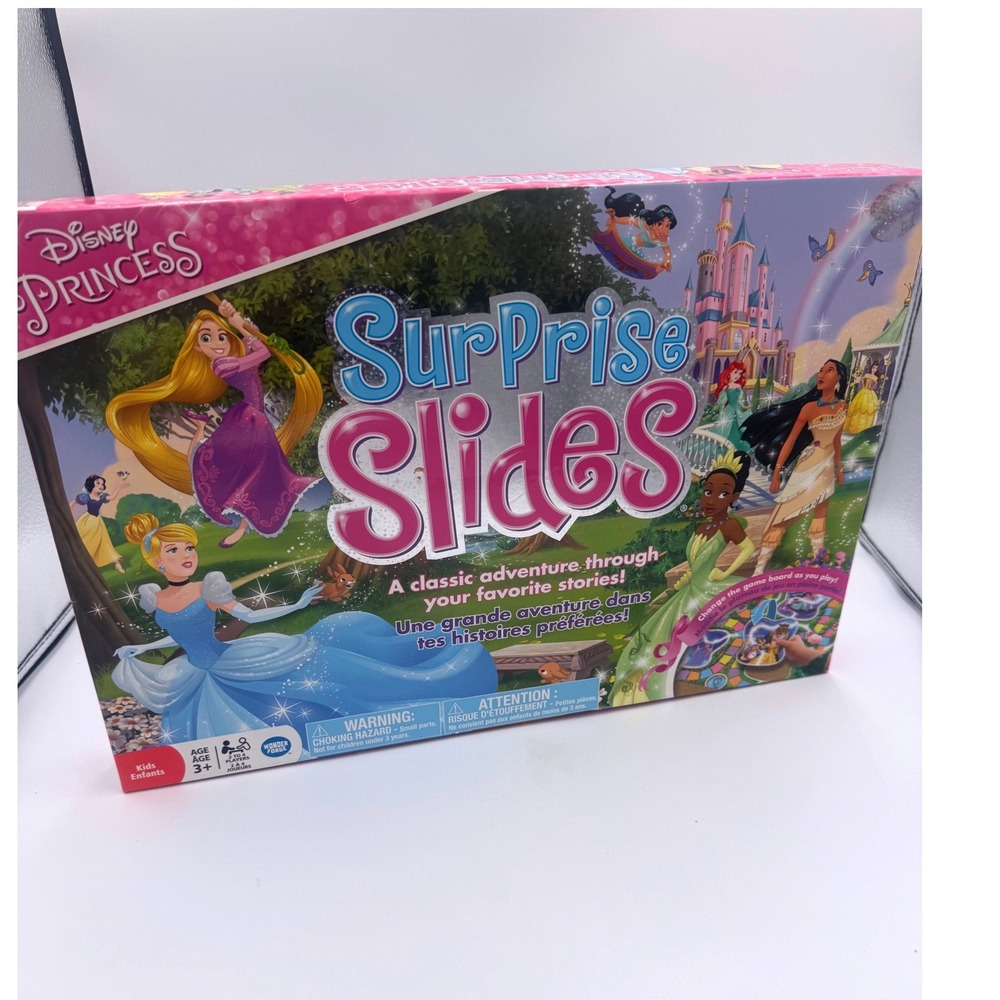 Disney Princess Surprise Slides Board Game by Wonder Forge (Complete)
